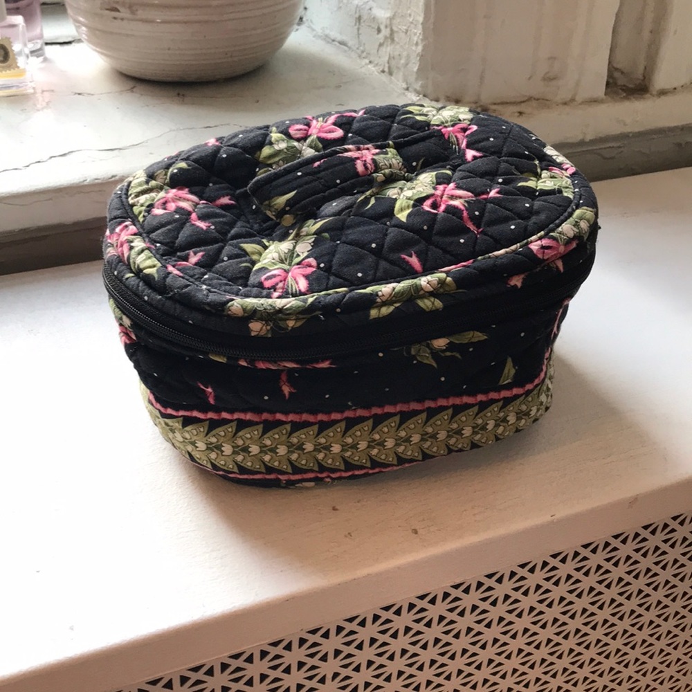 Black Vera Bradley Cosmetic bag